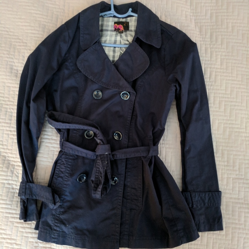 Navy Trench Coat